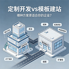 南充建站-定制开发vs模板建站:哪种方案更适合你的企业?