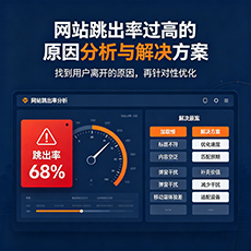 南充建站-网站跳出率过高的原因分析与解决方案
