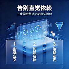 南充建站-告别直觉依赖：三步学会数据驱动网站运营