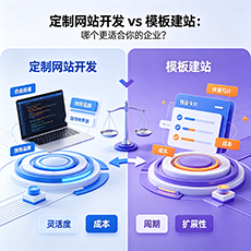 南充建站-定制网站开发 vs 模板建站：哪个更适合你的企业？